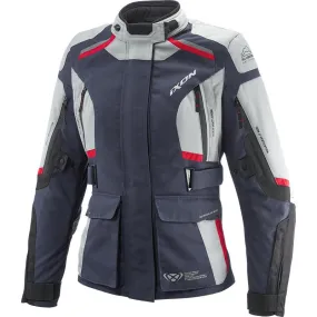 Blouson MIDGARD LADY IXON blanc/marine/noir - MAXXESS.FR, Blouson moto textile