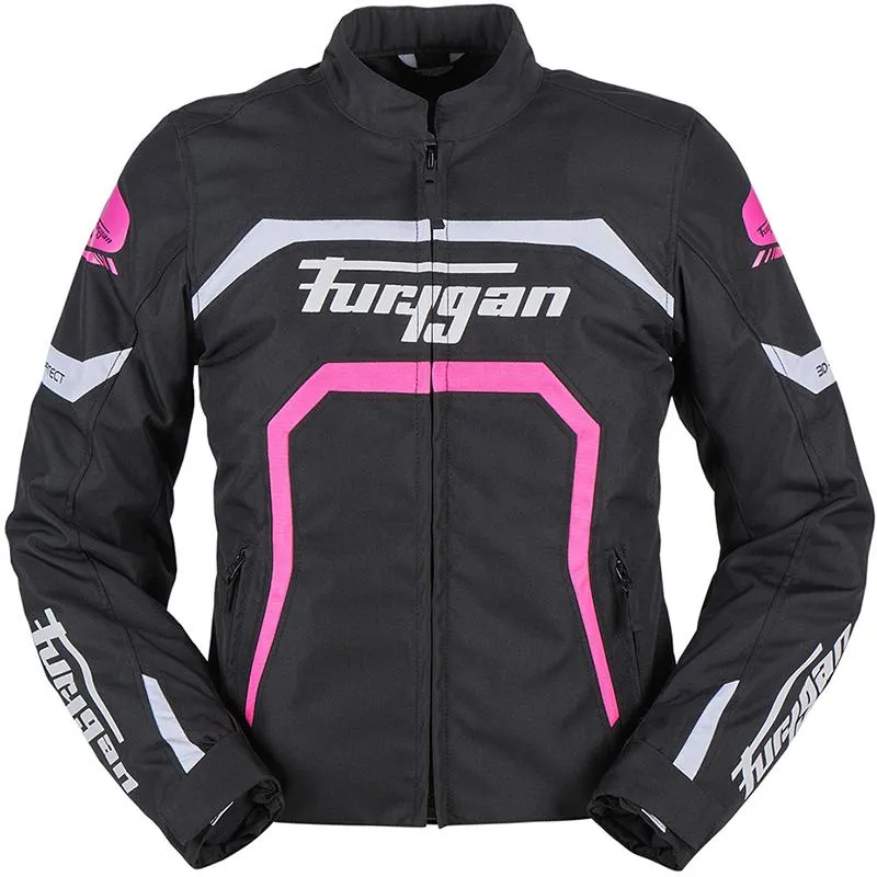 Blouson MYSTIC EVO LADY FURYGAN Noir/Rose - MAXXESS.FR, Blouson moto textile