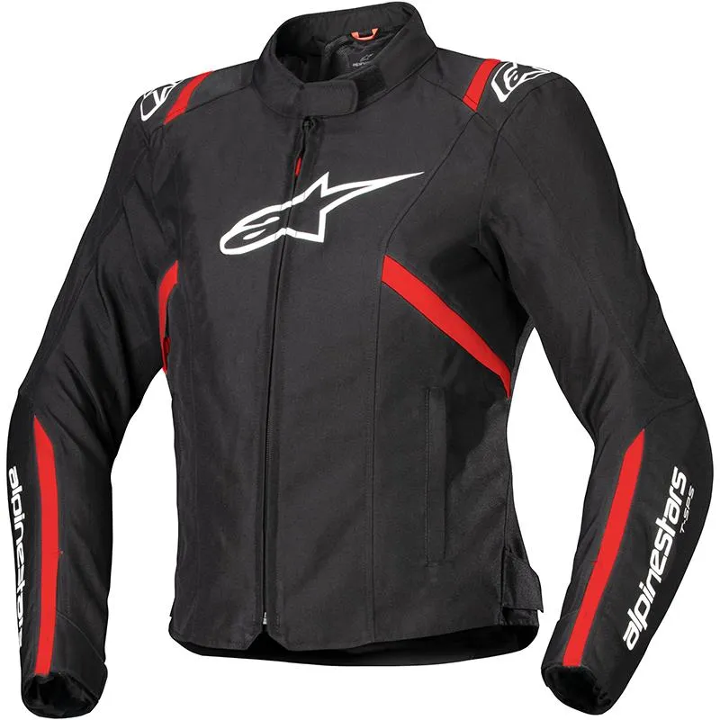 Blouson STELLA T-SPS V2 WP ALPINESTARS noir/rouge - MAXXESS.FR, Blouson moto textile