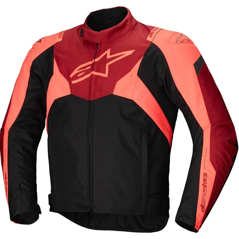 Blouson T-JAWS V4 WP ALPINESTARS rouge/noir - MAXXESS.FR, Blouson moto textile