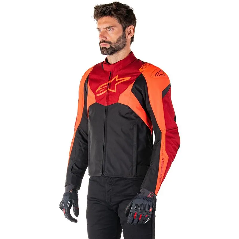 Blouson T-JAWS V4 WP ALPINESTARS rouge/noir - MAXXESS.FR, Blouson moto textile