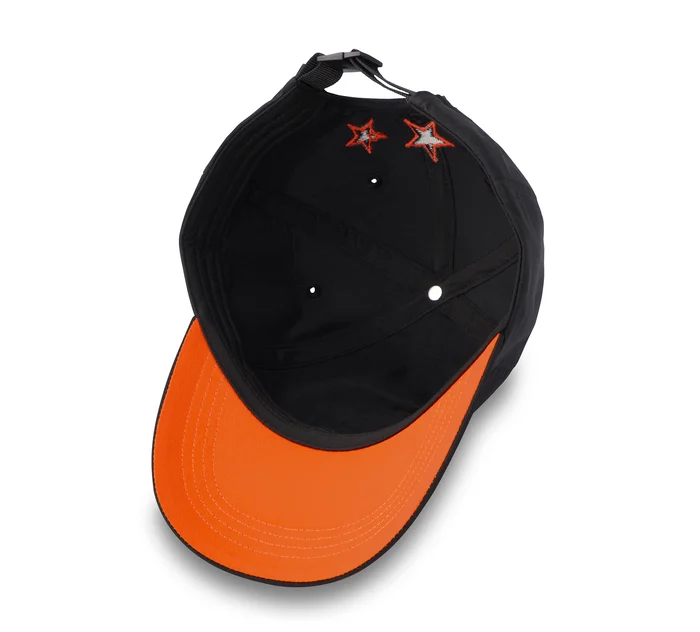 Casquette ajustable Three Stars Bar & Shield - Harley Black • Harley-Davidson La Rochelle
