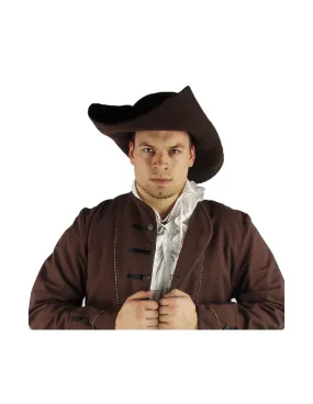 Chapeau en feutre de laine marron modèle Pieter ⚔️ Boutique Épées