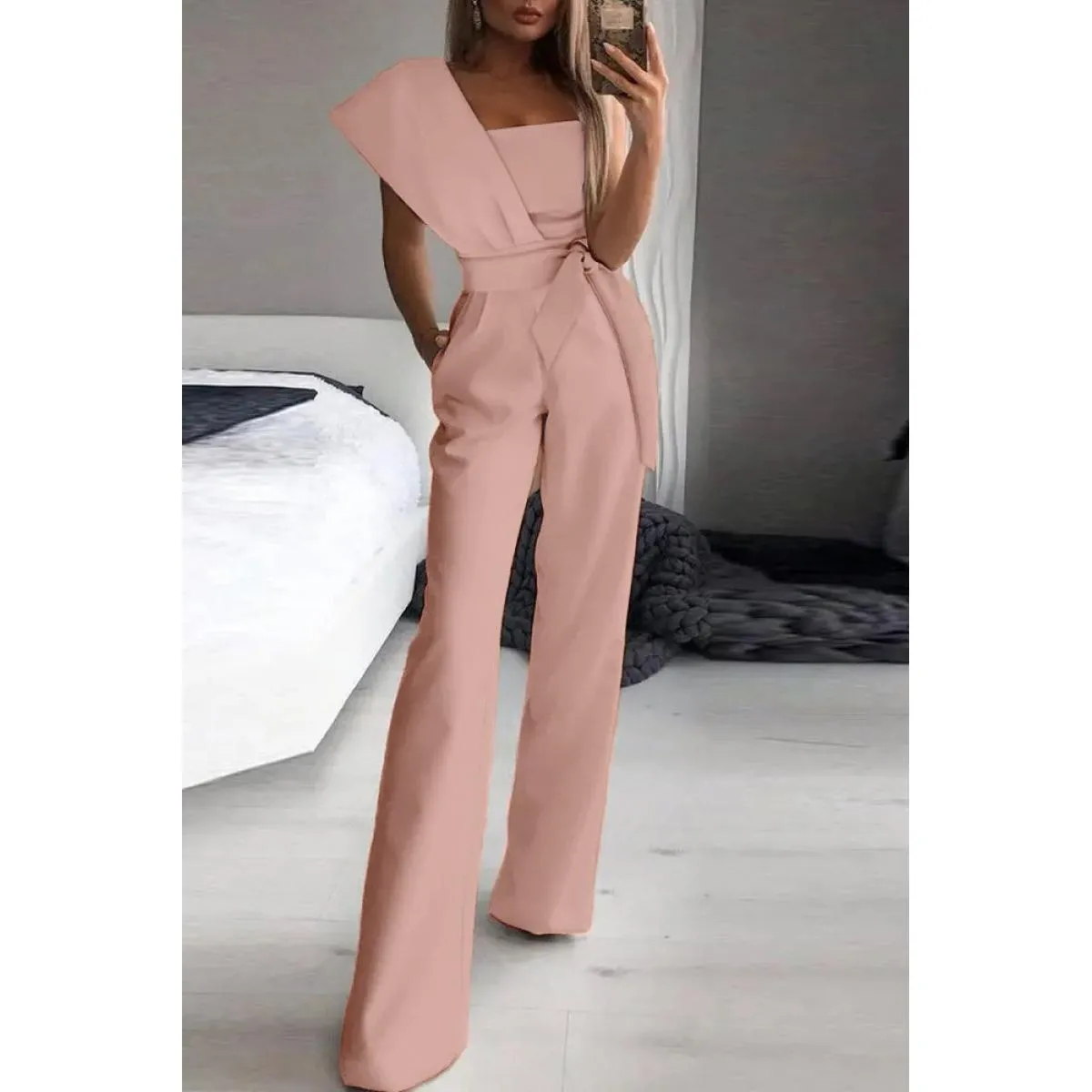 Combinaison élégante Chia, rose clair