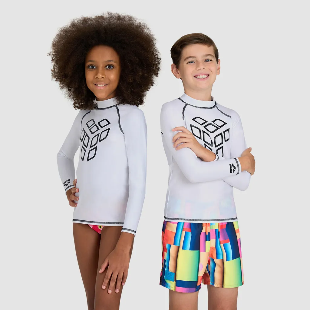 isex Jr Arena Rash Vest L/S Graphic Shirt protection UV