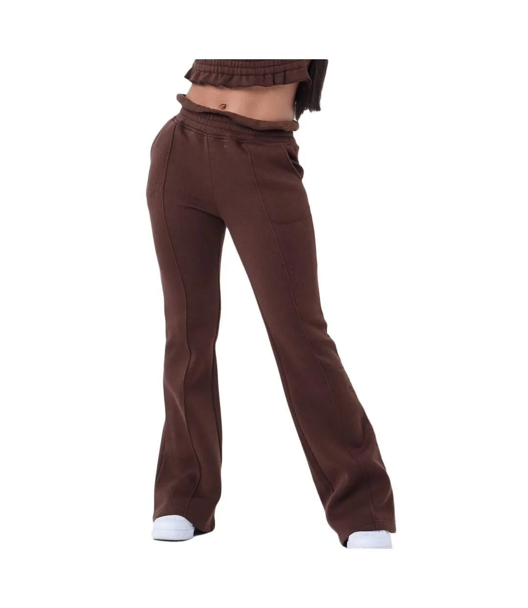 Jogging Marron Femme Project X Paris Flare