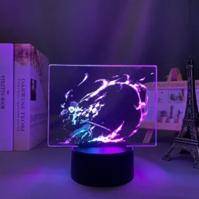 Lamper Demon Slayer Tanjiro Kamado Kimetsu No Yaiba goodies manga animé lampe led 3D