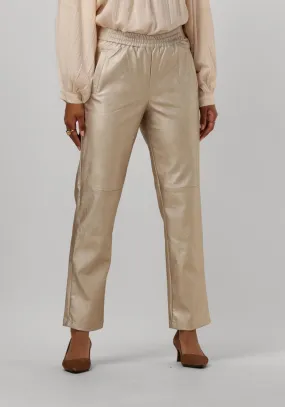 louizon pantalon moritzio en or