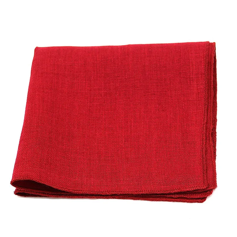Pochette de costume rouge grenat - Le Coq en pap - Coquerico