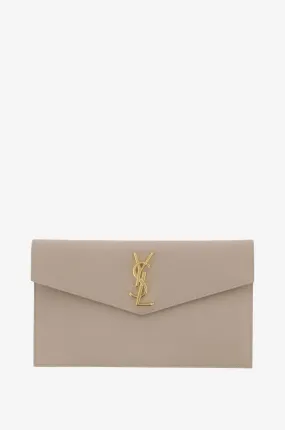 Pochette en cuir grain de poudre Uptown