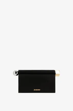 Pochette en cuir nappa La Pochette Rond Carré