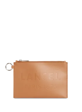 POCHETTE ZIPPéE EN CUIR - LANCEL pour FEMME | Printemps