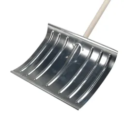 Poussoir neige alu 50 cm avec manche bois - Outils et balais