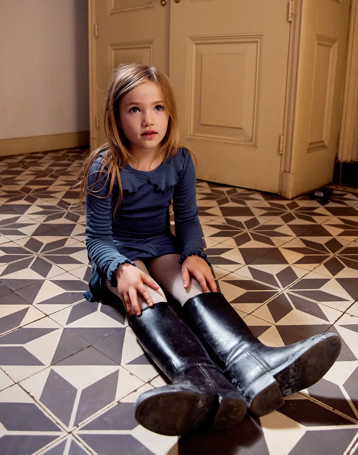 Robe en laine mérinos pour enfant