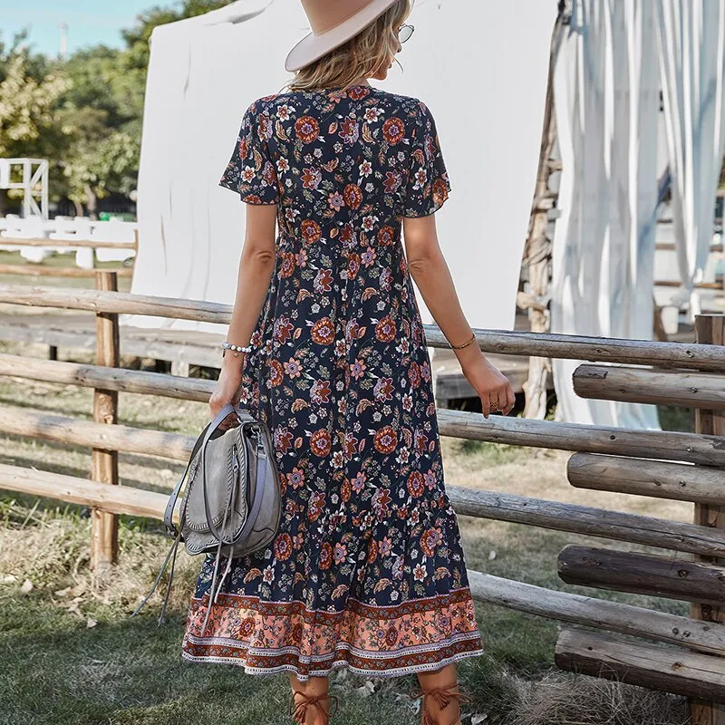 Robe Longue Eté Hippie Chic