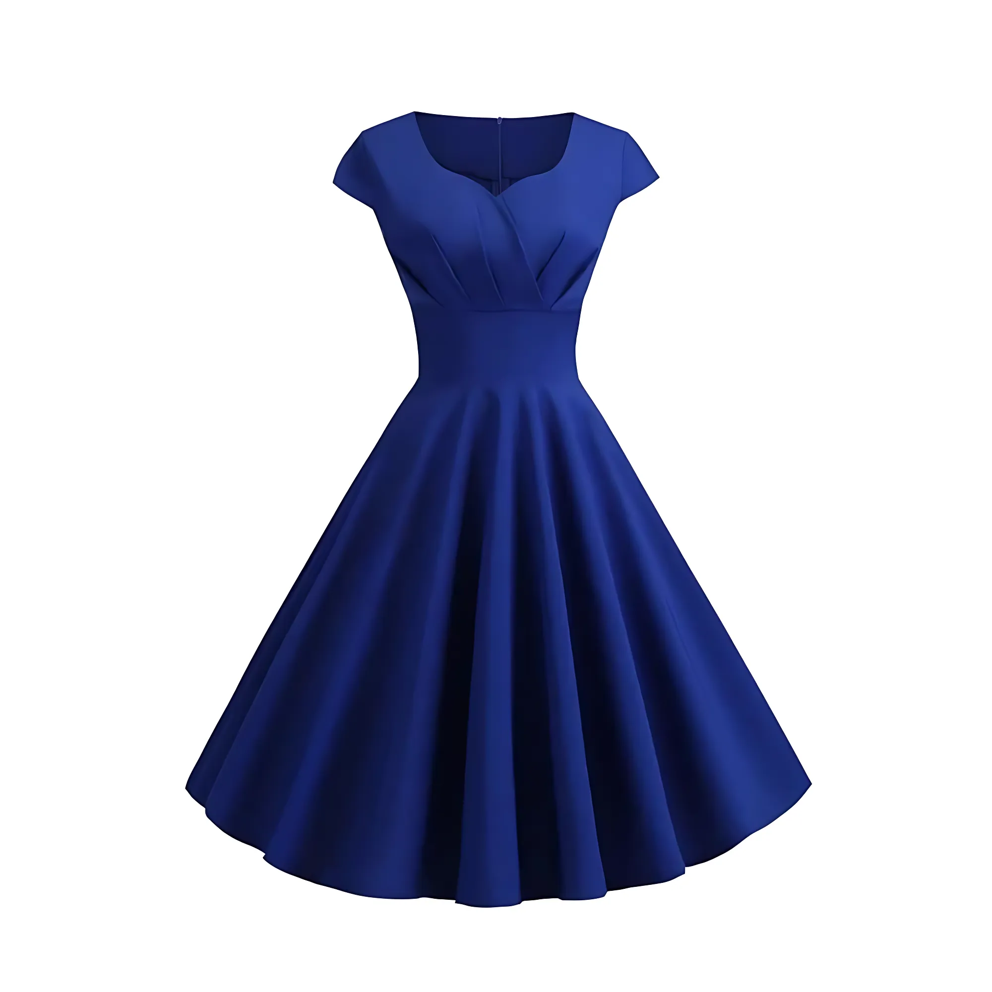 Robe Rockabilly Bleu