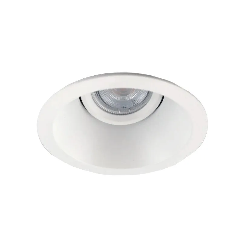 Ronde inbouwspot Tyron, wit