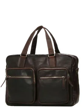 Sac ordinateur The Chesterfield Brand George Misha 17 pouces Marron  C40.103401  C40.103401
