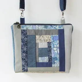 Sac à bandoulière en coton patchwork