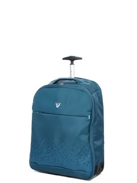 Sac à dos ordinateur à roulettes Roncato Crosslite 15.6 pouces Bleu Pétrole  41486988  41486988