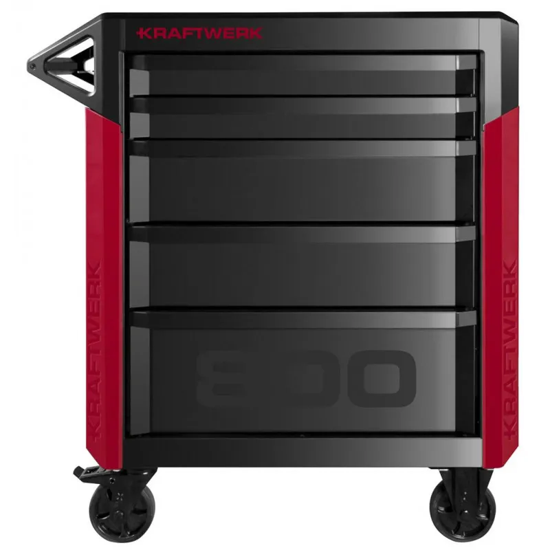 Servante d'atelier PT800 PRO LINE - 5 tiroirs 40x60 cm sans outils - KRAFTWERK