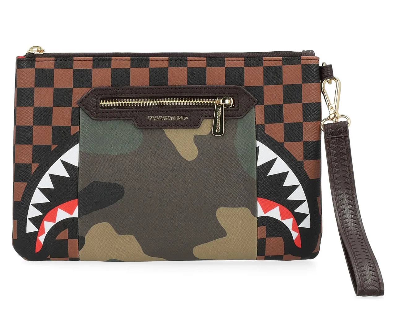 Sprayground Pochette Camo Accent Crossover military