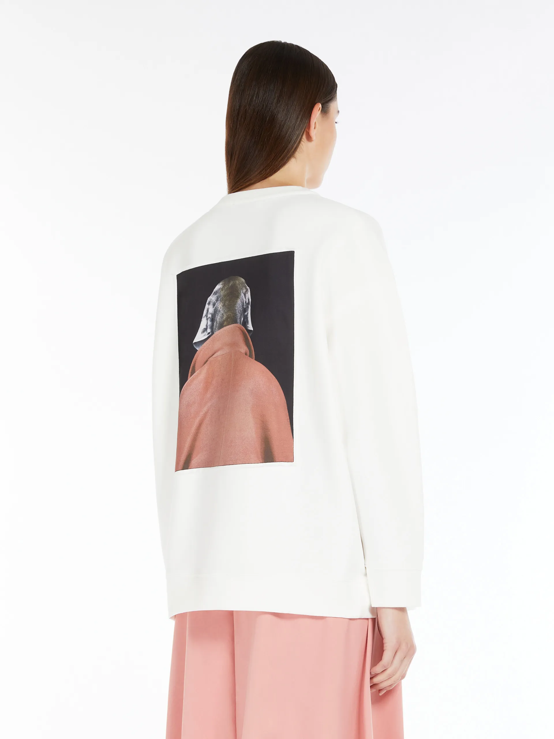 Sweat-shirt en coton imprimé Wegman