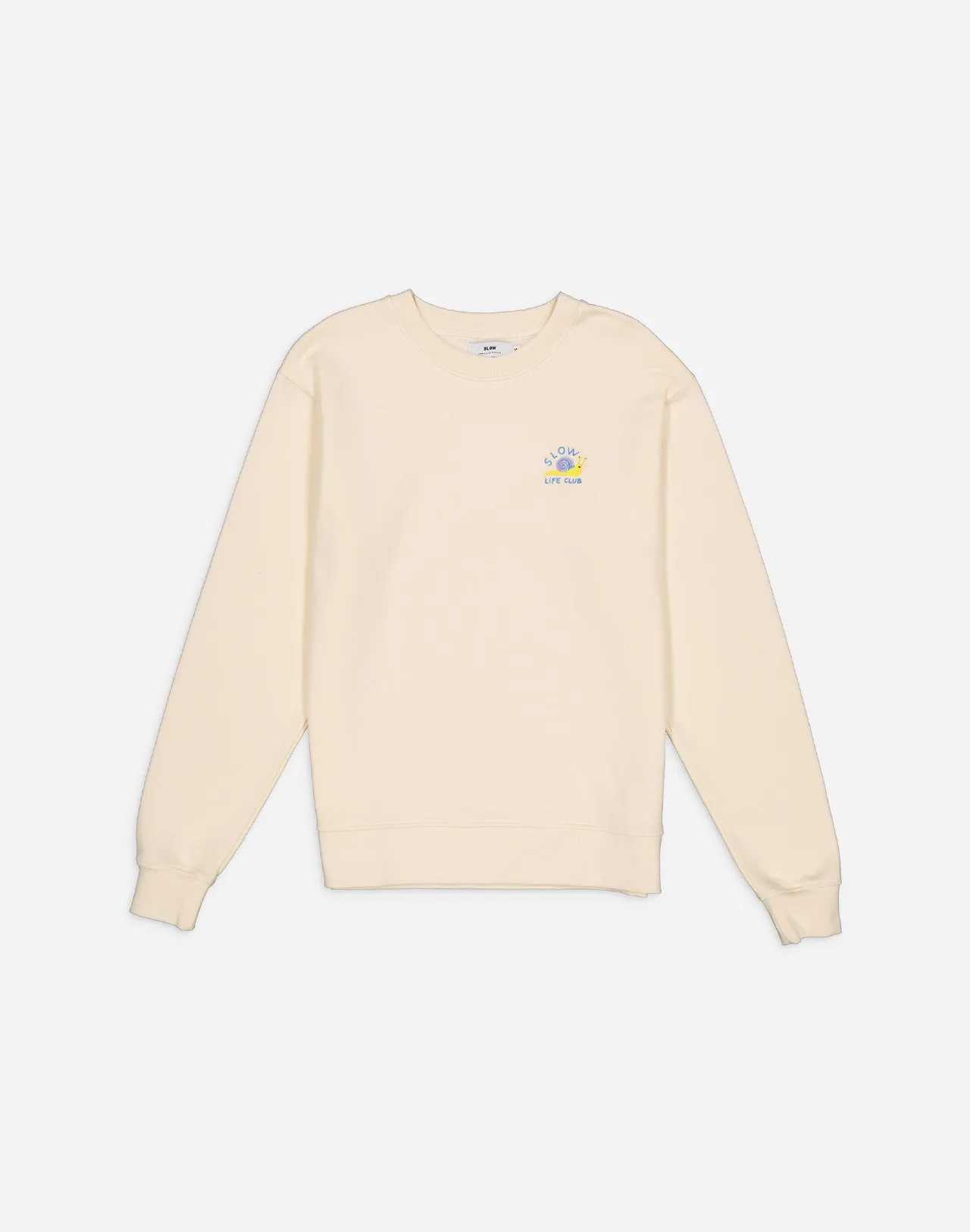 Sweat Slow Life ivoire Taille L Couleurs Ivoire