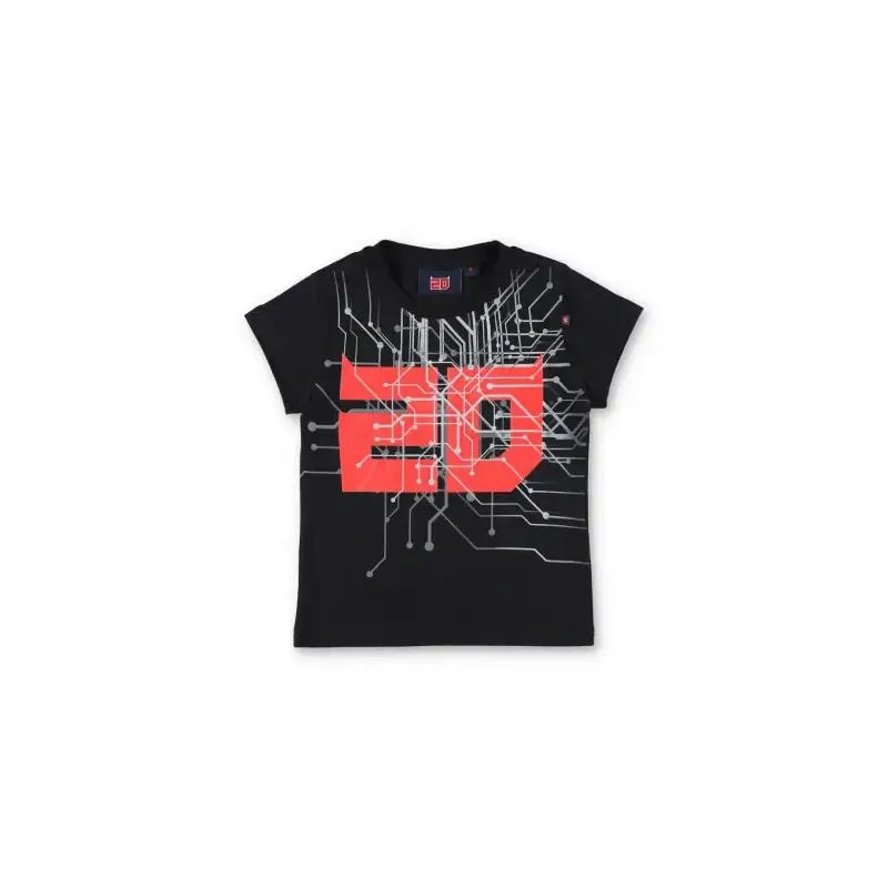 Tee-shirt à manches courtes CYBER 20 KID QUARTARARO noir - MAXXESS.FR, T-Shirt