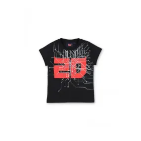 Tee-shirt à manches courtes CYBER 20 KID QUARTARARO noir - MAXXESS.FR, T-Shirt