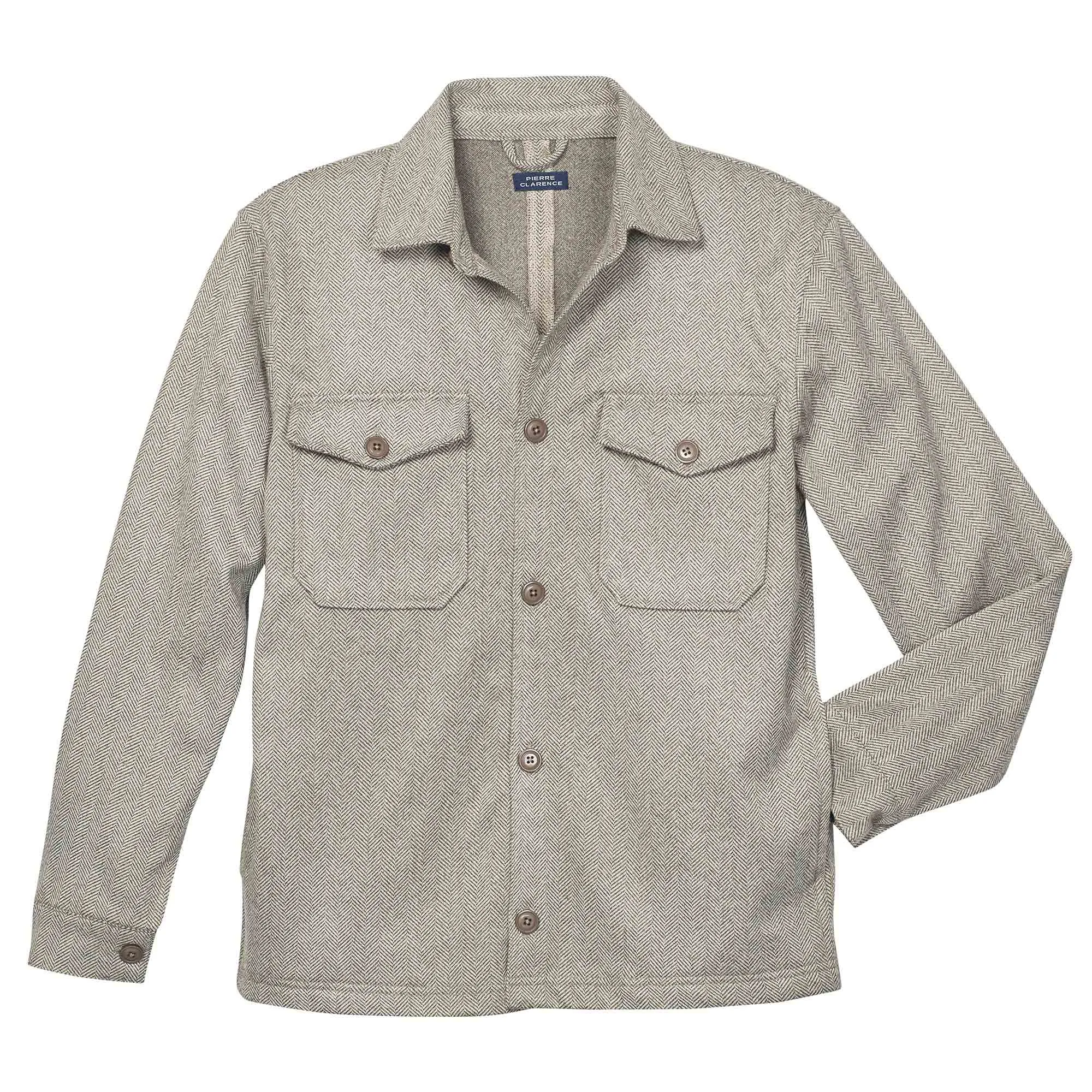 Veste-chemise chevrons Pierre Clarence